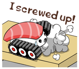 Sushi Tank-1(English) sticker #14045715
