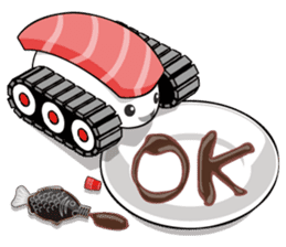 Sushi Tank-1(English) sticker #14045716