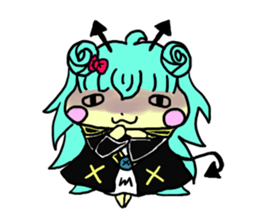 So sweet! Spoiled girl sticker #14045742