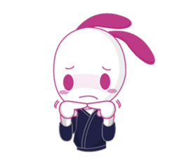 Genki usagi, Kendo rabbit 3 sticker #14046931
