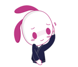Genki usagi, Kendo rabbit 3 sticker #14046932