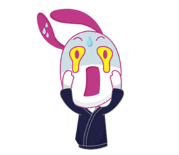 Genki usagi, Kendo rabbit 3 sticker #14046935