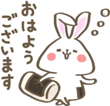 Rice ball Rabbit sticker #14046972