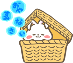 Rice ball Rabbit sticker #14046973