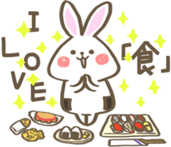 Rice ball Rabbit sticker #14046982