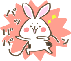 Rice ball Rabbit sticker #14046997