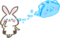 Rice ball Rabbit sticker #14047000