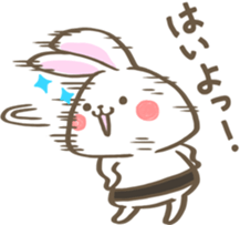 Rice ball Rabbit sticker #14047002