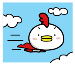 Chicken Heart Mask(2) sticker #14047816