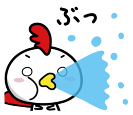 Chicken Heart Mask(2) sticker #14047827