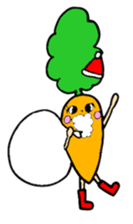 A Christmas Carrot sticker #14047854