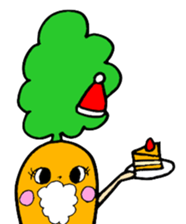 A Christmas Carrot sticker #14047855