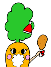 A Christmas Carrot sticker #14047856