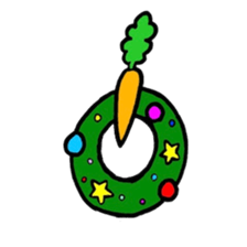 A Christmas Carrot sticker #14047860