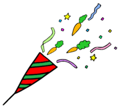 A Christmas Carrot sticker #14047862