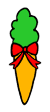 A Christmas Carrot sticker #14047869