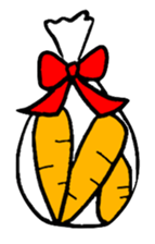 A Christmas Carrot sticker #14047875