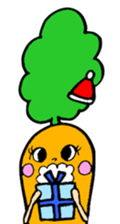 A Christmas Carrot sticker #14047881