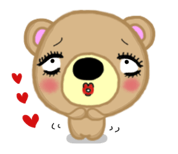 Reaction ver.1. Brown bear Sugar. sticker #14047833