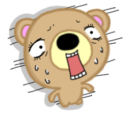 Reaction ver.1. Brown bear Sugar. sticker #14047834