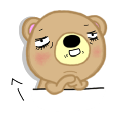 Reaction ver.1. Brown bear Sugar. sticker #14047838