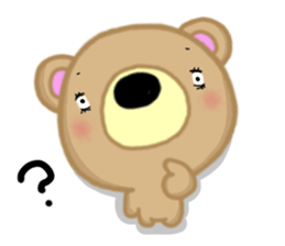 Reaction ver.1. Brown bear Sugar. sticker #14047841