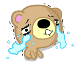 Reaction ver.1. Brown bear Sugar. sticker #14047843