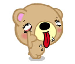 Reaction ver.1. Brown bear Sugar. sticker #14047853