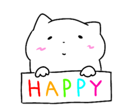 A fearfully loose cat sticker #14048050