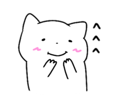 A fearfully loose cat sticker #14048062