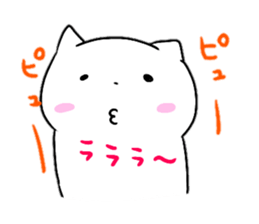 A fearfully loose cat sticker #14048069