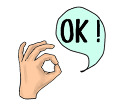 Stickers of the hand 3 sticker #14048824