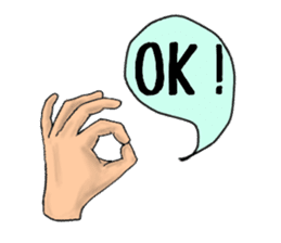 Stickers of the hand 3 sticker #14048824