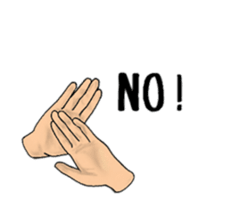 Stickers of the hand 3 sticker #14048827