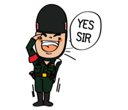 Thai Army Military Police sticker #14049826
