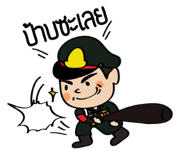 Thai Army Military Police sticker #14049846