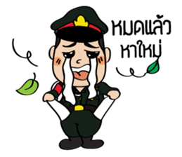 Thai Army Military Police sticker #14049849