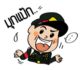 Thai Army Military Police sticker #14049856