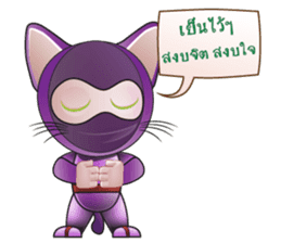 Kitty Ninja sticker #14049956
