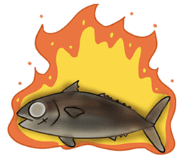 PLATOOZA : YAKUZA TUNA FISH sticker #14049981