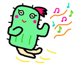 sabochan is cactus sticker #14050441