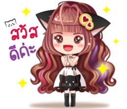 Biscuit 's girl sticker #14050990