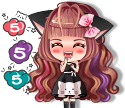 Biscuit 's girl sticker #14050997