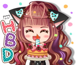 Biscuit 's girl sticker #14051025