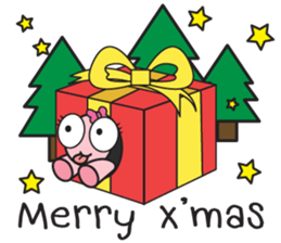 Pink Turtle : Happy New Year sticker #14051353