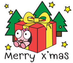 Pink Turtle : Happy New Year sticker #14051353