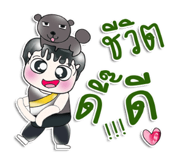 Mr. Kato. I love dog! ^_^ sticker #14052259