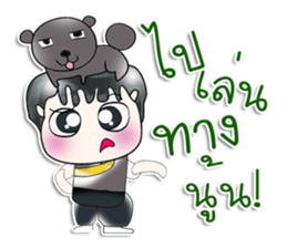 Mr. Kato. I love dog! ^_^ sticker #14052263