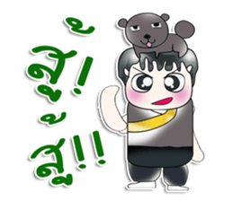 Mr. Kato. I love dog! ^_^ sticker #14052272