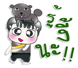 Mr. Kato. I love dog! ^_^ sticker #14052275